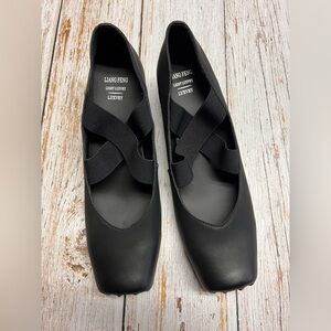 🐽 Piggy nose leather ballet shoes